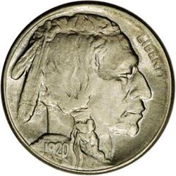 1920-S 5C MS63 NGC. A scarce issue in Mint State, this 1920-S[5C] MS63 NGC.