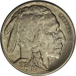 1924-S 5C MS63 NGC. A low mintage issue that is elusiv 1924-S[5C] MS63 NGC.