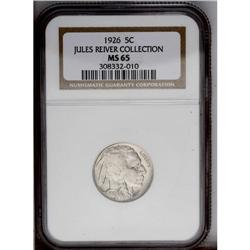 1926 5C MS65 NGC. This Gem exudes considerable flash, 1926[5C] MS65 NGC.