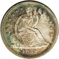 1839 H10C No Drapery MS64 NGC. Rich layers of deep-pur 1839[H10C] No Drapery MS64 NGC.