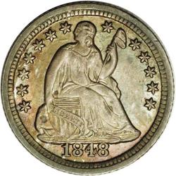 1848-O H10C MS64 NGC. V-6. Large O. A well struck coin 1848-O[H10C] MS64 NGC.