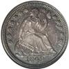 Image 1 : 1849 H10C MS61 NGC. Deep rose-gray, copper-orange and 1849[H10C] MS61 NGC.