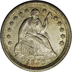 1850-O H10C AU58 NGC. V-2. Large O mintmark. The mediu 1850-O[H10C] AU58 NGC.