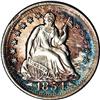 Image 1 : 1855-O H10C Arrows MS65 NGC. A thin die crack connect 1855-O[H10C] Arrows MS65 NGC.