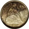 Image 1 : 1860 H10C MS64 NGC. The upper half of the obverse is a 1860[H10C] MS64 NGC.
