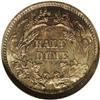 Image 2 : 1860 H10C MS64 NGC. The upper half of the obverse is a 1860[H10C] MS64 NGC.
