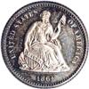 Image 1 : 1861 H10C PR64 NGC. This glittering proof is one of an 1861[H10C] PR64 NGC.