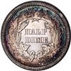 Image 2 : 1867 H10C PR62 NGC. Cobalt-green and purple-rose tonin 1867[H10C] PR62 NGC.