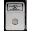 Image 3 : 1848 10C AU58 NGC. Subdued steely-gray surfaces with s 1848[10C] AU58 NGC.