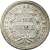 Image 2 : 1858 10C AU Details, Improperly Cleaned, NCS. Luster c 1858[10C]--Improperly Cleaned--NCS. AU Detail