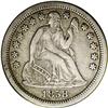 Image 1 : 1858-S 10C XF45 NGC. Primarily dove-gray in color, how 1858-S[10C] XF45 NGC.