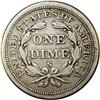 Image 2 : 1858-S 10C XF45 NGC. Primarily dove-gray in color, how 1858-S[10C] XF45 NGC.