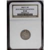 Image 1 : 1860-S 10C VF20 NGC. LIBERTY is bold on this deep dove 1860-S[10C] VF20 NGC.