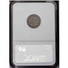 Image 2 : 1860-S 10C VF20 NGC. LIBERTY is bold on this deep dove 1860-S[10C] VF20 NGC.