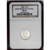 Image 1 : 1860 10C MS61 NGC. Light golden toning graces the bord 1860[10C] MS61 NGC.