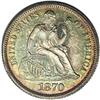 Image 1 : 1870 10C --Obverse Improperly Cleaned--NCS. Unc. Detail 1870[10C]--Obverse Improperly Cleaned--NCS. 