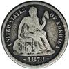 Image 1 : 1873-CC 10C Arrows VG10 NGC. Pearl gray toning on the 1873-CC[10C] Arrows VG10 NGC.
