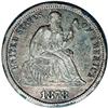 Image 1 : 1878-CC 10C XF40 NGC. Gunmetal gray toning with warm g 1878-CC[10C] XF40 NGC.