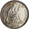 Image 1 : 1890 10C MS62 NGC. Bright surfaces display soft luster 1890[10C] MS62 NGC.