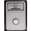 Image 1 : 1892 10C MS62 NGC. Bright silvery surfaces display per 1892[10C] MS62 NGC.
