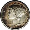 Image 1 : 1927-S 10C MS64 NGC. Delightful satiny luster. Both su 1927-S[10C] MS64 NGC.