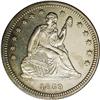 Image 1 : 1859 25C PR63 NGC. The fields are glittering mirrors a 1859[25C] PR63 NGC.