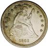 Image 1 : 1863 25C PR63 NGC. Pale gray and gold toning covers bo 1863[25C] PR63 NGC.