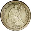 Image 1 : 1866-S 25C Fine 15 NGC. While the 1866-S Half Dollar, 1866-S[25C] Fine 15 NGC.