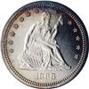 Image 1 : 1868 25C PR63 NGC The sharp frosty devices contrast be 1868[25C] PR63 NGC