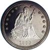 Image 1 : 1869 25C PR64 NGC. The design elements are sharp and f 1869[25C] PR64 NGC.