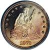 Image 1 : 1872 25C PR64 Cameo NGC. The sharp frosty design eleme 1872[25C] PR64 Cameo NGC.