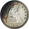 Image 1 : 1874 25C Arrows PR63 NGC. Rose and gold color illumina 1874[25C] Arrows PR63 NGC.