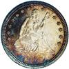 Image 1 : 1880 25C PR64 Cameo NGC. Lovingly toned in lemon and e 1880[25C] PR64 Cameo NGC.