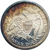 Image 2 : 1880 25C PR64 Cameo NGC. Lovingly toned in lemon and e 1880[25C] PR64 Cameo NGC.