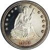 Image 1 : 1884 25C PR64 Cameo NGC. Orange and pale mauve tones e 1884[25C] PR64 Cameo NGC.