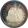 Image 1 : 1886 25C PR63 Cameo NGC. Vivacious orange, russet, and 1886[25C] PR63 Cameo NGC.