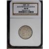 Image 3 : 1889 25C AU58 NGC. Barely detectable wear on Liberty'' 1889[25C] AU58 NGC.