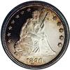 Image 1 : 1890 25C PR64 Cameo NGC. Glimpses of honey-gold and ch 1890[25C] PR64 Cameo NGC.