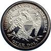 Image 2 : 1890 25C PR64 Cameo NGC. Glimpses of honey-gold and ch 1890[25C] PR64 Cameo NGC.