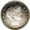Image 1 : 1895 25C PR63 NGC. Dappled electric-blue and crimson c 1895[25C] PR63 NGC.