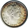 Image 1 : 1897 25C MS64 NGC. The rich burnt-orange, red-purple, 1897[25C] MS64 NGC.