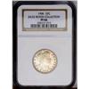 Image 3 : 1906 25C PR66 NGC. A technically outstanding proof Bar 1906[25C] PR66 NGC.