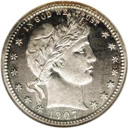 1907 25C PR66 NGC. The design elements exhibit sharp 1907[25C] PR66 NGC.