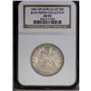 Image 3 : 1842 50C Small Date, Large Letters AU55 NGC. WB-103. L 1842[50C] Small Date, Large Letters AU55 NGC.