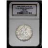 Image 3 : 1846-O 50C Medium Date AU55 NGC. WB-104. The 1 in the 1846-O[50C] Medium Date AU55 NGC.