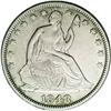 Image 1 : 1848 50C AU50 NGC. Peach and honey colors make occasio 1848[50C] AU50 NGC.