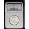 Image 1 : 1849 50C AU50 NGC. Traces of olive-green color gravita 1849[50C] AU50 NGC.