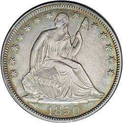 1850 50C AU Details, Improperly Cleaned, NCS. Iridesce 1850[50C]--Improperly Cleaned--NCS. AU Detail