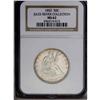 Image 3 : 1852 50C MS62 NGC. This crisply struck low mintage Sea 1852[50C] MS62 NGC.