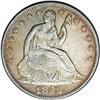 Image 1 : 1852-O 50C AU53 NGC. Rich peach-gold toning outlines t 1852-O[50C] AU53 NGC.
